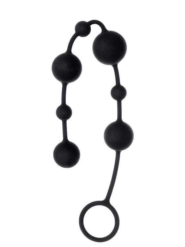 Coron Anal Boncuk Silikon Siyah 35,9cm 3