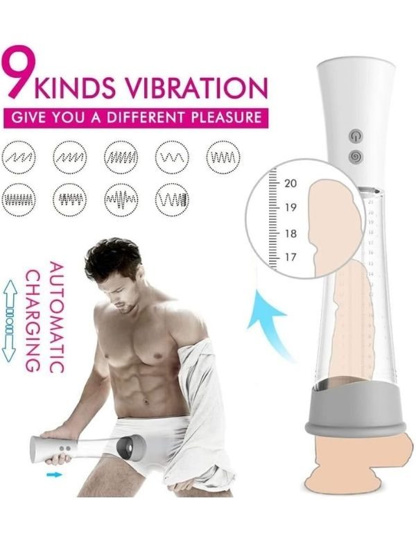 Cyber Penis Pompası ve Elektrikli Vajina Mastürbatörü 4