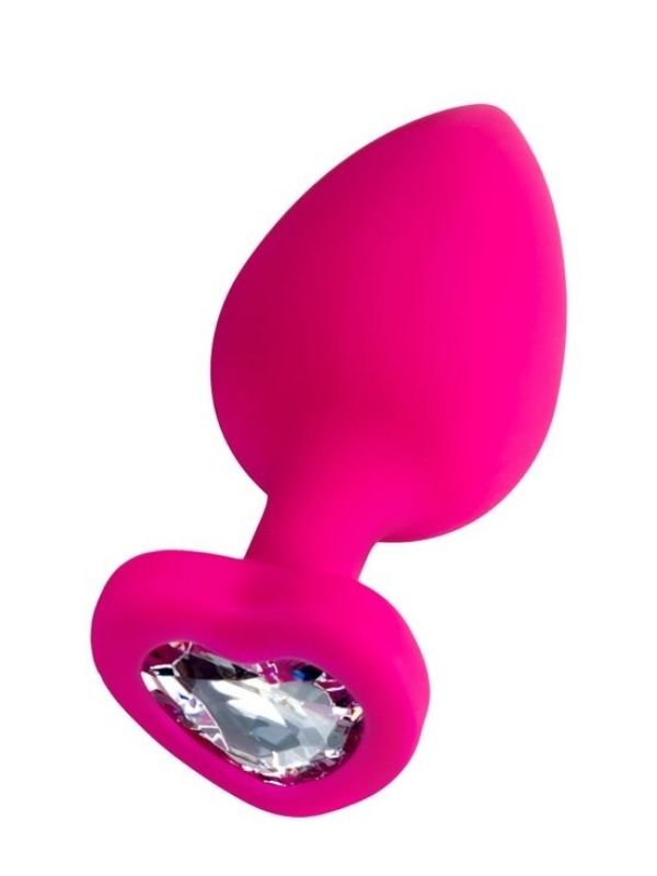 Diamond Heart Anal Plug Pembe 9,5 1