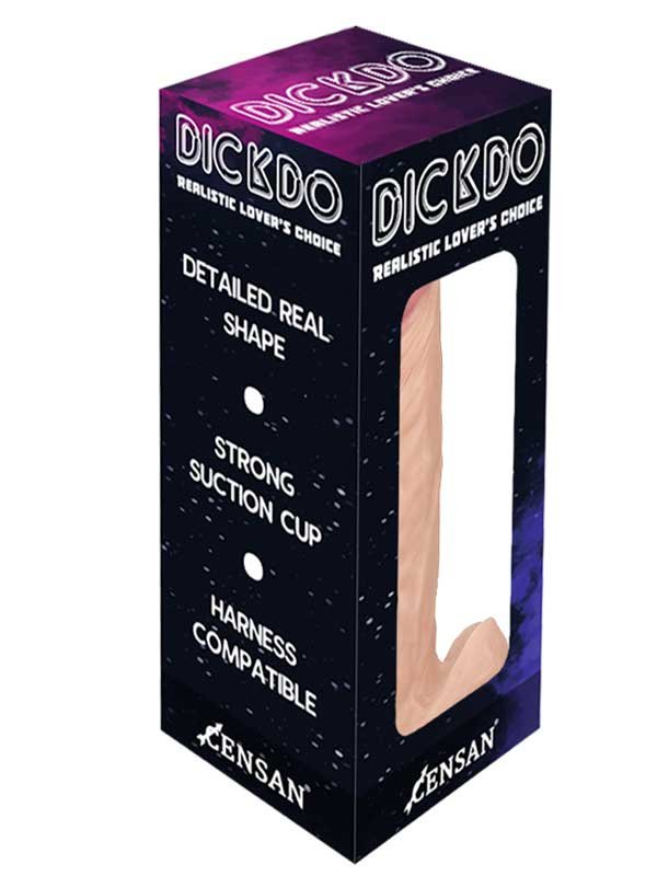 Dickdo Gerçekçi Testisli Dildo Penis 19cm 2