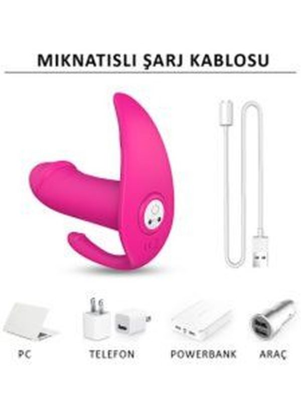 Didi G-Noktası ve Klitoris Emiş Özellikli Kumandalı Vibratör 3