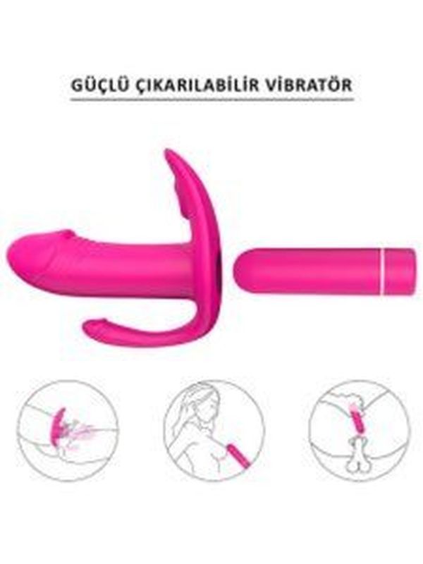 Didi G-Noktası ve Klitoris Emiş Özellikli Kumandalı Vibratör 4