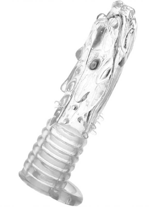 Dragon Testis Aparatlı Tırtıklı Penis Kılıfı 1