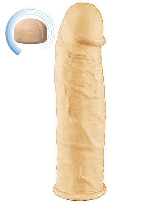 Excellent Power 16.5cm Titreşimli Penis Kılıfı Excellent Power 16.5cm Titreşimli Penis Kılıfı 1