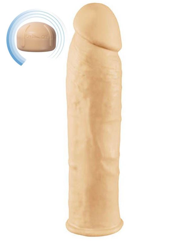 Excellent Power 18cm Titreşimli Penis Kılıfı Excellent Power 18cm Titreşimli Penis Kılıfı 1