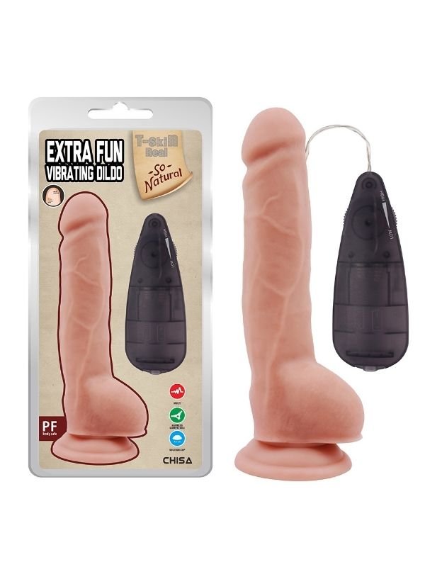 Extra Fun 23.5cm Kıkırdaklı Gerçekçi Realistik Vibratör 1