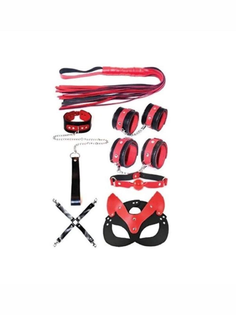 Fetiş Kırmızı Set 7 Parça 1