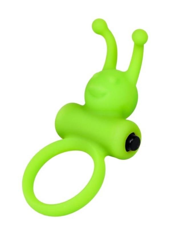 Flik Titreşimli Penis Halkası Yeşil 9,1 cm 1