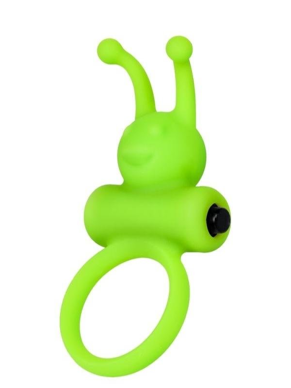Flik Titreşimli Penis Halkası Yeşil 9,1 cm 3