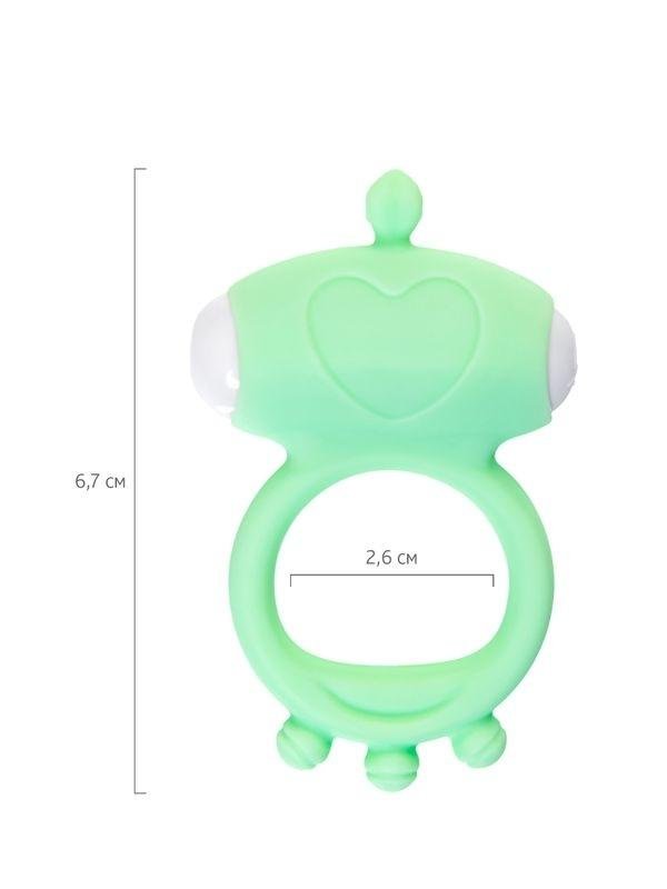 Fowd Titreşimli Penis Halkası silikon yeşil 2,6 cm 3