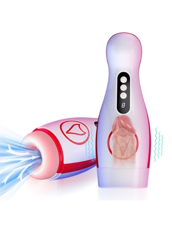 FoxShow M50 – Vakumlu ve Titreşimli Şarjlı Oral Mastürbatör | 7 Fonksiyon | Su Geçirmez | USB Şarjlı 1