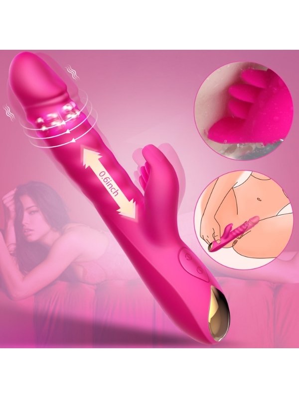 G-Noktası ve Klitoris Uyarıcı İleri Geri Fonksiyonlu Vibratör 1