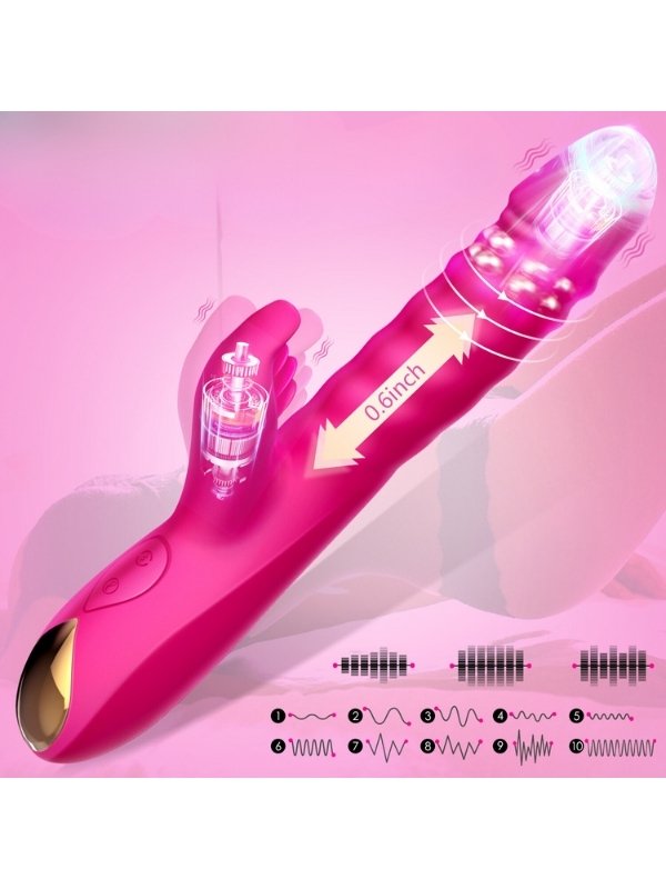 G-Noktası ve Klitoris Uyarıcı İleri Geri Fonksiyonlu Vibratör 5