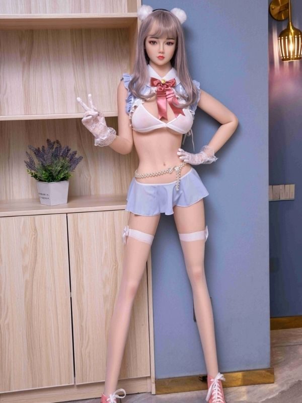 Gerçekçi 148 cm Seks Doll – Isıtmalı Vajina, Sesli Tepki, Otomatik Üfleme ve Kalça Hareketli Model C 1