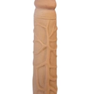 Gerçekçi Melez Penis Kılıfı Et Dokusunda 17 cm