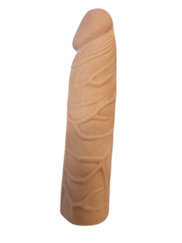 Gerçekçi Melez Penis Kılıfı Et Dokusunda 17 cm 2