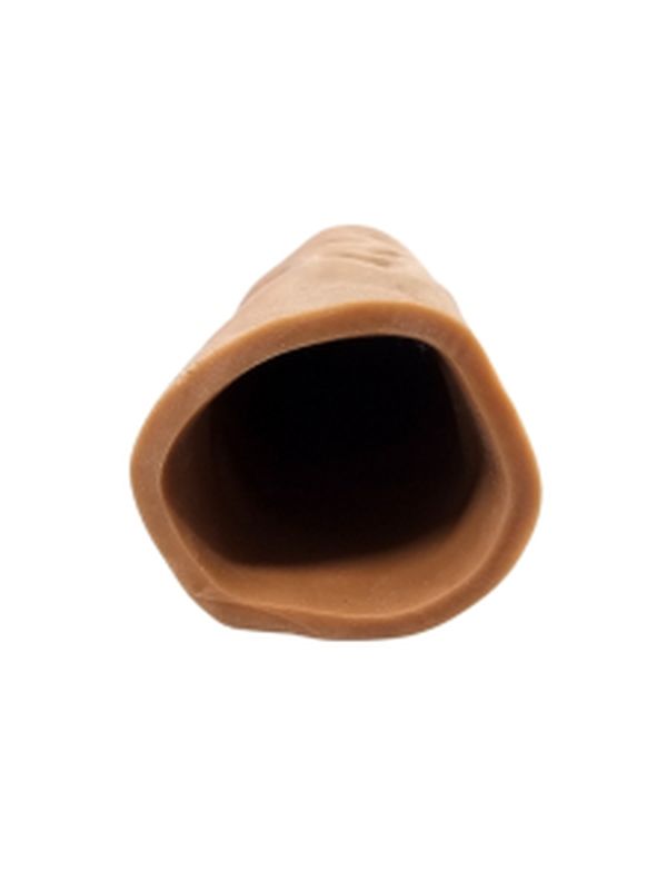 Gerçekçi Melez Penis Kılıfı Et Dokusunda 17 cm 5