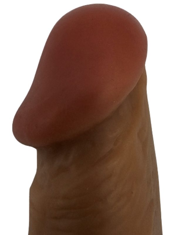 Gerçekçi Testisli Melez Dildo 18 cm 5