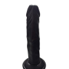 Gerçekçi Testissiz Siyah Dildo 21 cm 8