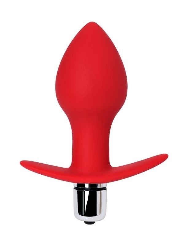 Glam Anal Vibratörü Kırmızı 9,7 cm 2