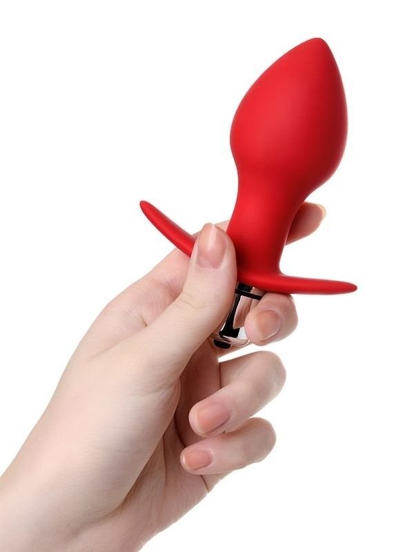 Glam Anal Vibratörü Kırmızı 9,7 cm 4