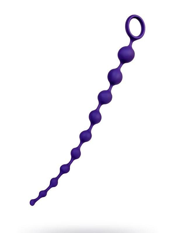 Grape anal Zinciri silikon mor 35 cm 1