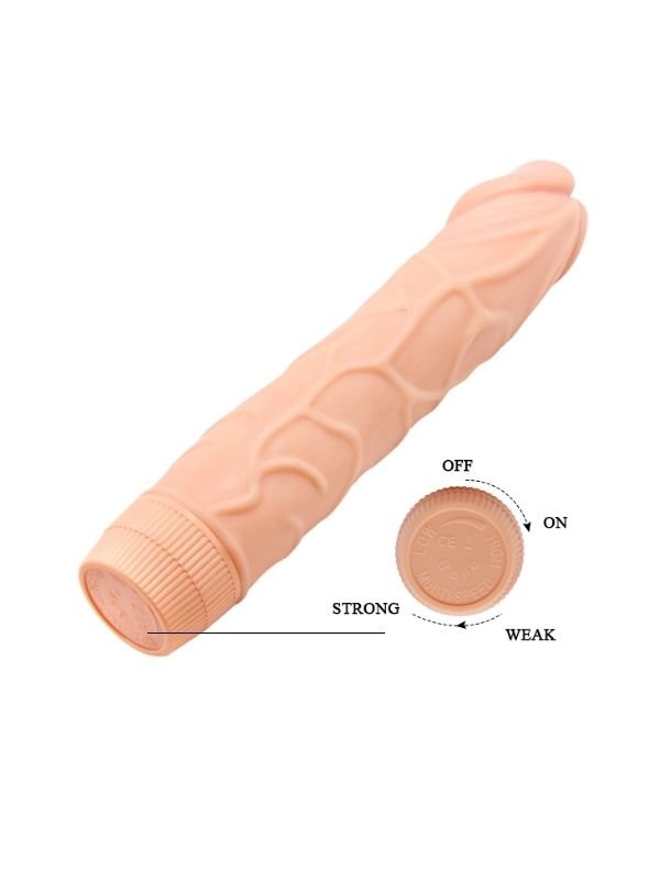 Güçlü Titreşimli 22,5 cm Realistik Vibratör 4