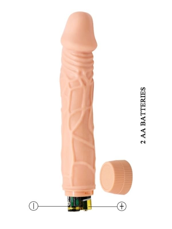 Güçlü Titreşimli 22,5 cm Realistik Vibratör 5