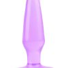 Hi-Rubber Şeffaf Jel Anal Tıkaç - Mor 14cm 3