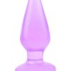 Hi-Rubber Şeffaf Jel Anal Tıkaç - Mor 16cm 3