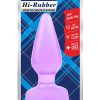 Hi-Rubber Şeffaf Jel Anal Tıkaç - Mor 16cm 4