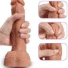 Hill İleri Geri Hareketli Şarjlı Titreşimli Gerçekçi Dildo 21 cm 8