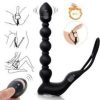 Isıtmalı Penis Halkalı Anal Prostat Vibratör 9
