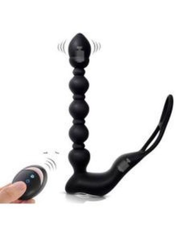 Isıtmalı Penis Halkalı Anal Prostat Vibratör 5