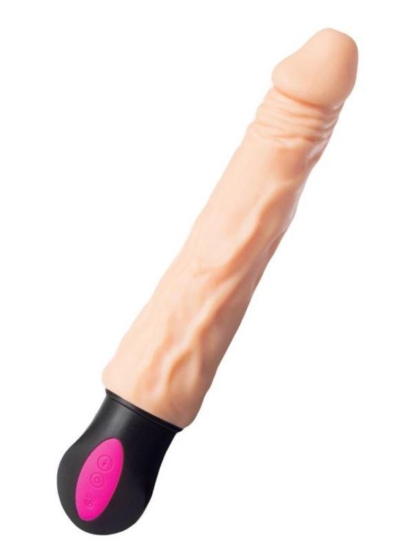 Isıtmalı Realistik Vibratörü TPE Ten 25 cm 1