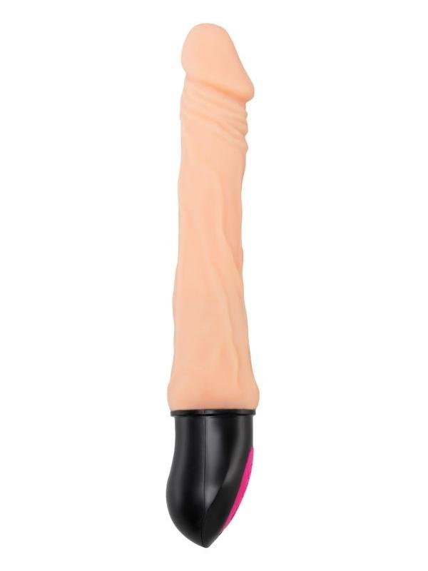Isıtmalı Realistik Vibratörü TPE Ten 25 cm 4