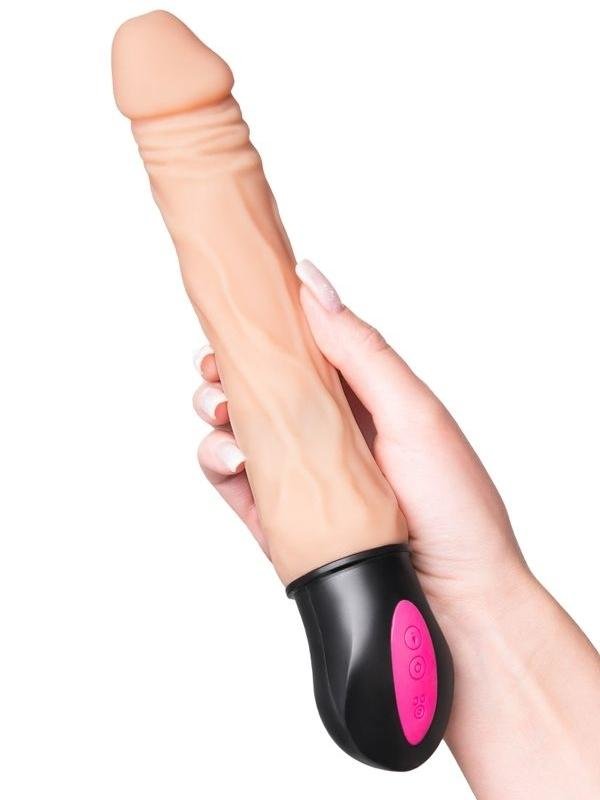 Isıtmalı Realistik Vibratörü TPE Ten 25 cm 5