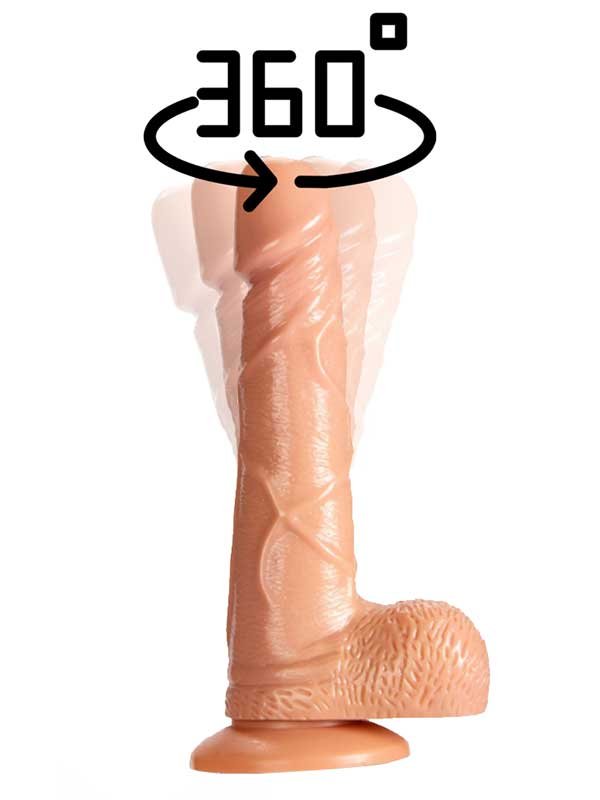J.B. Titreşimli 17cm Swing Dildo Vibratör 3