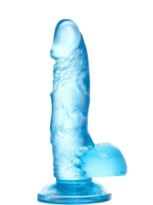 Jel Dildo Mavi 15,8 cm 1