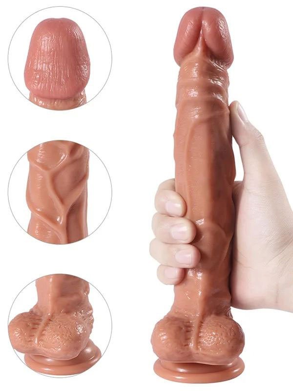 Jihad Knight Uzaktan Kumandalı Şarjlı Realistik Penis Döner Başlı 25.5 cm 4