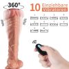 Jihad Knight Uzaktan Kumandalı Şarjlı Realistik Penis Döner Başlı 25.5 cm 8