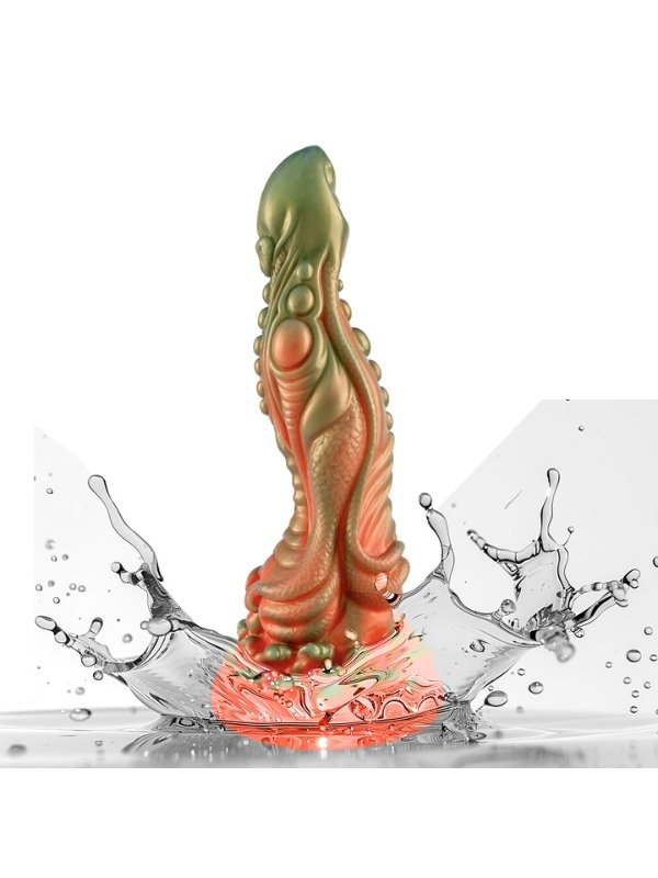 Kırmızı Yeşil Canavar Dildo Model 5 2
