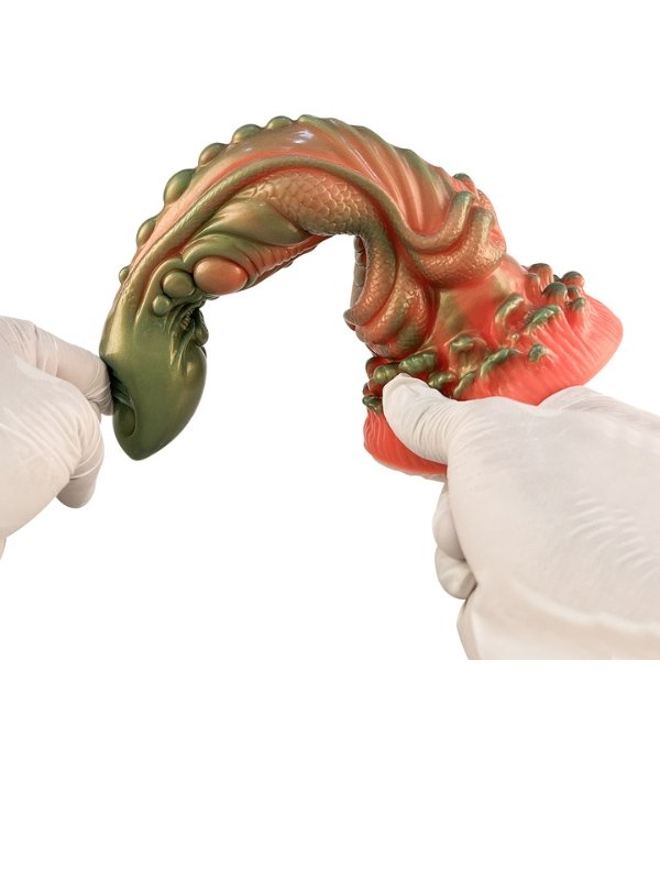 Kırmızı Yeşil Canavar Dildo Model 5 3