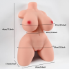 L-Join Gerçekçi 44 Cm Yarım Vücut Vajina Mastürbatör 7