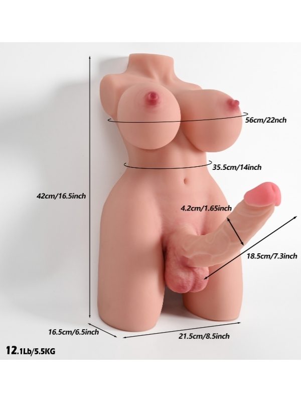 l-join-gercekci-55-kg-skin-ten-yarim-vucut-trans-vajina-masturbator-dildo-1282074-2 L-Join Gerçekçi 5.5 Kg Skin (Ten) Yarım Vücut Trans Vajina Mastürbatör Dildo 2