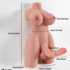 L-Join Gerçekçi 9 Kg Yarım Vücut Trans Vajina Penis Mastürbatör 7