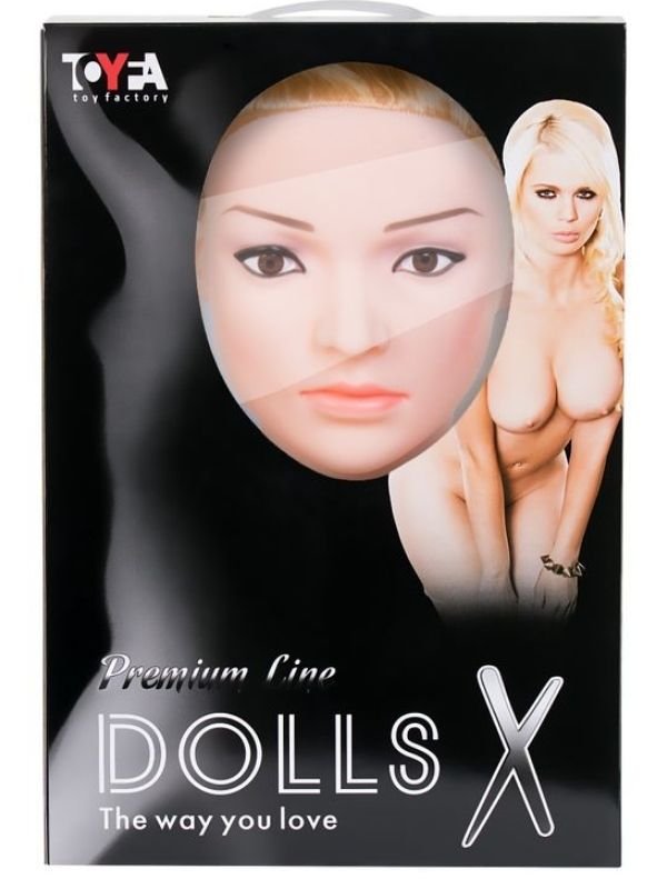 Liliana Gerçekçi Kafa Şişme Bebek Sarışın İki Delikli 1