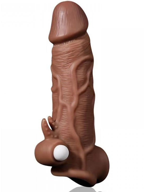 Lock Love 17cm Titreşimli Penis Kılıfı 1