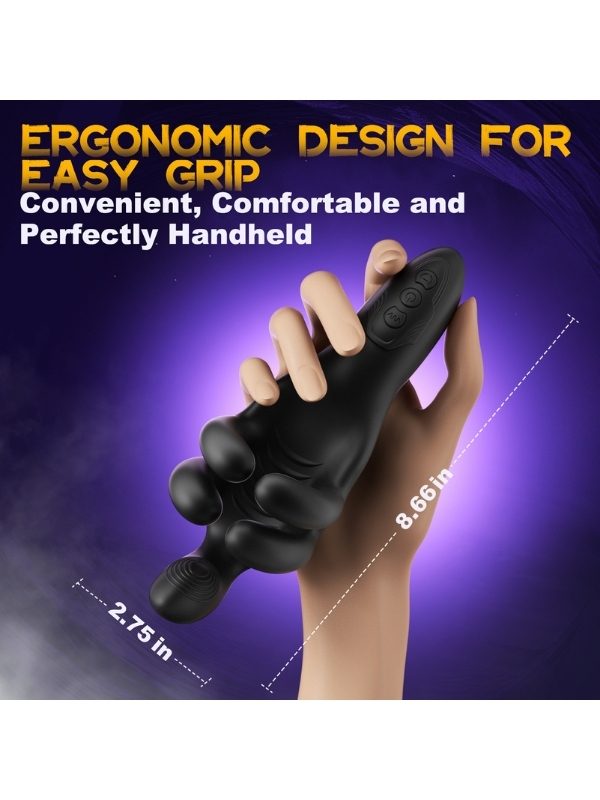 LongZ-Black – Erkekler için 10 Modlu Titreşimli ve 10 Modlu Sıkma Fonksiyonlu Mastürbatör 2