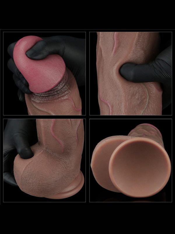 Lovetoy 12 İnç Dual Layered Silicone Cock XXL 3